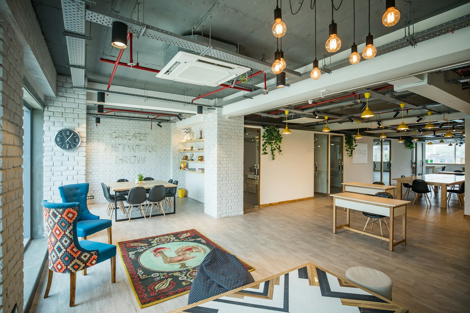 Open work area
